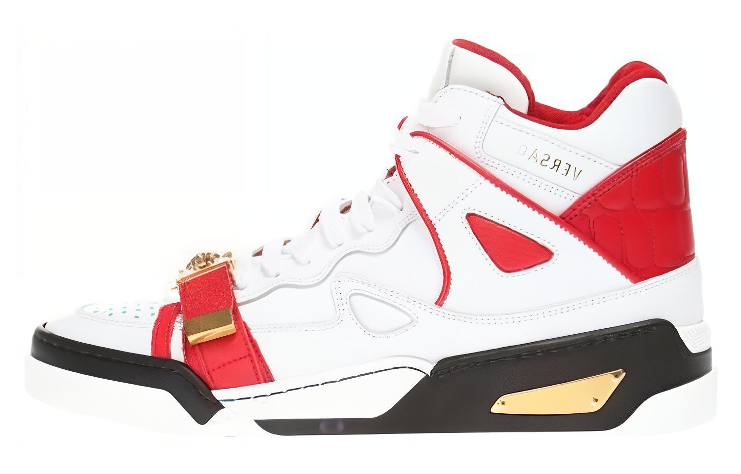 Versace Medusa High Top 'White Leather'