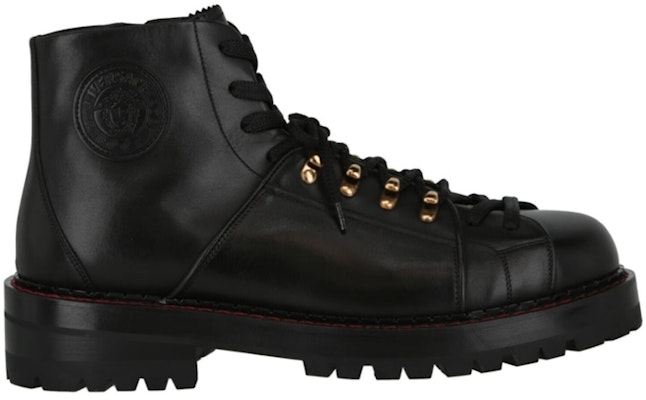 Versace Medusa Leather Ankle Boots Black DSU8245_DVTAAG_K41OT Buy Versace Medusa Leather Ankle Boots Black DSU8245_DVTAAG_K41OT