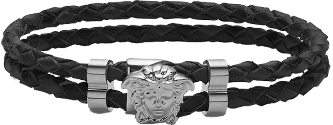 VERSACE Pulsera de Cuero Medusa Unisex para Parejas Negra DG05579-DMTN-D41UB Order VERSACE Pulsera de Cuero Medusa Unisex para Parejas Negra DG05579-DMTN-D41UB