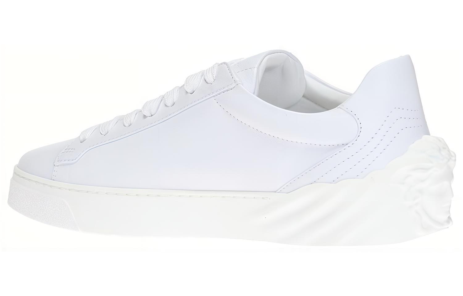 VERSACE Medusa Leather Low Top 'White' 圖 3