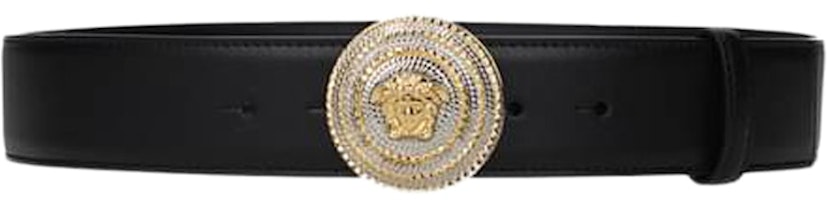 Versace Medusa Logo Belt Black Versace Medusa Logo Belt Black