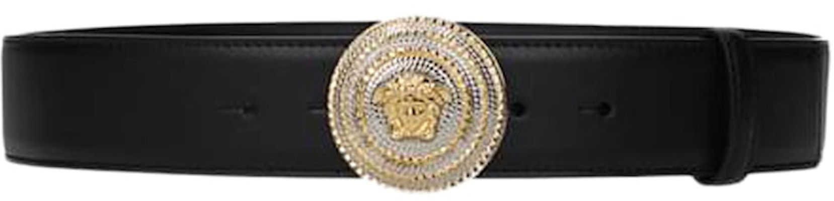 Versace Medusa Logo Belt Black Buy Versace Medusa Logo Belt Black