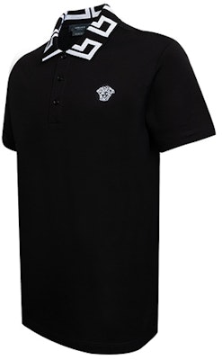 VERSACE Polo Lengan Pendek Hitam Logo Medusa A89492-A231240-A2024 Shop VERSACE Polo Lengan Pendek Hitam Logo Medusa A89492-A231240-A2024