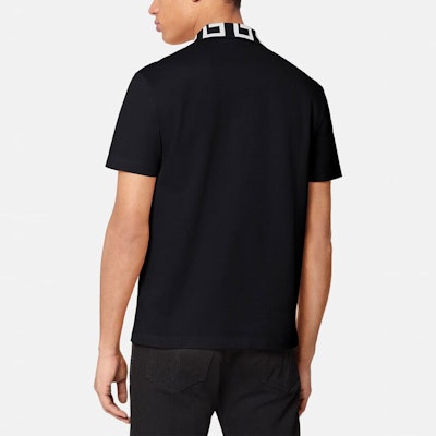 VERSACE Polo Lengan Pendek Hitam Logo Medusa A89492-A231240-A2024 Details for VERSACE Polo Lengan Pendek Hitam Logo Medusa A89492-A231240-A2024