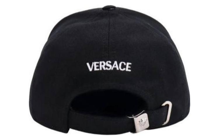 Shop VERSACE 美杜莎標誌純棉棒球帽 黑色 10015901A078742B150