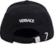 Shop VERSACE 美杜莎標誌純棉棒球帽 黑色 10015901A078742B150