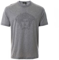VERSACE Medusa Logo Crew Neck Short Sleeve T-Shirt Men’s Grey A76132-A201952-A809 VERSACE Medusa Logo Crew Neck Short Sleeve T-Shirt Men’s Grey A76132-A201952-A809
