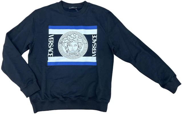 Sudadera Negra Cuello Redondo con Logo Medusa de VERSACE. 1002767-1A02034-1B000 Buy Sudadera Negra Cuello Redondo con Logo Medusa de VERSACE. 1002767-1A02034-1B000