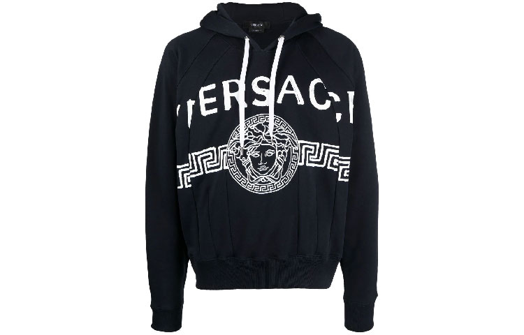 Versace Medusa Logo Pullover Hoodie Blue A88928A-232781-1U040