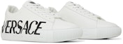 Cheap Versace Medusa Low 'Cetakan Logo - Putih' DSU8404-DV51G_D0141