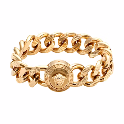 VERSACE Medusa Metal Woven Bracelet Unisex for Couples DG06996-DJMT-KOT