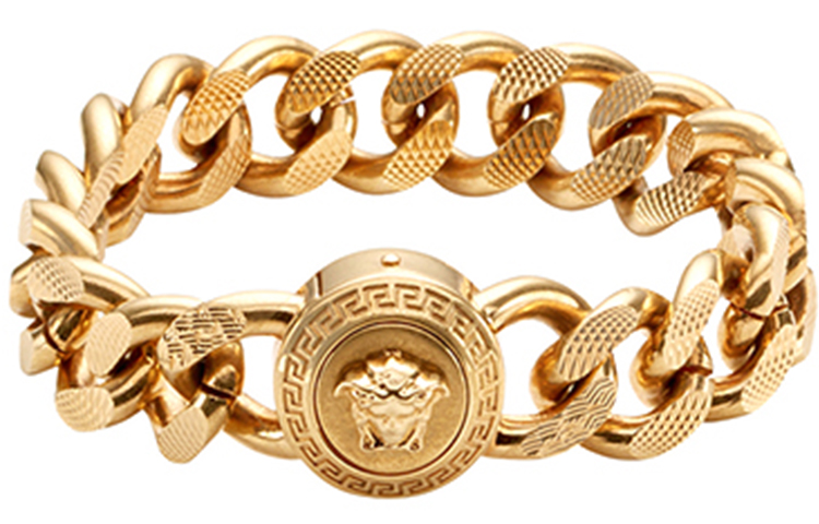 Order 베르사체 메두사 메탈 위빙 커플 팔찌 유니섹스 DG06996-DJMT-KOT