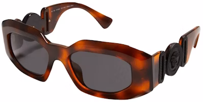 Versace Medusa Oval Sunglasses Black/Tortoise (4424-U) Versace Medusa Oval Sunglasses Black/Tortoise (4424-U)
