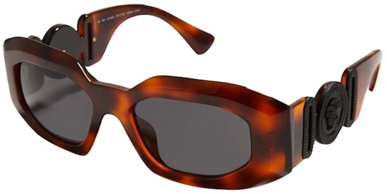 Versace Medusa Oval Sunglasses Black/Tortoise (4424-U) Buy Versace Medusa Oval Sunglasses Black/Tortoise (4424-U)