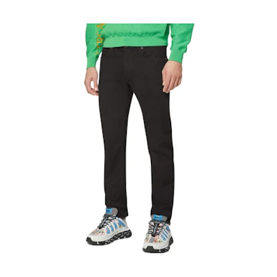 VERSACE Medusa Pattern Black Jeans A81832-1F01113-1D040
