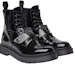 Shop Versace Medusa Plaque Booties Tali 'Hitam' 1003149-1A02844_1B00B