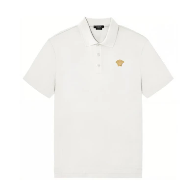 VERSACE Medusa Polo Shirt White Short Sleeve A87427-A237141-2W110