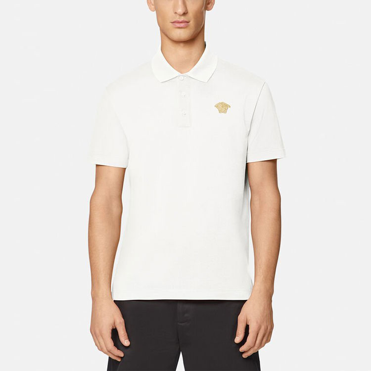 Purchase VERSACE 美杜莎白色短袖POLO衫 A87427-A237141-2W110