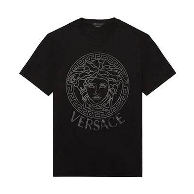 VERSACE Medusa Print Black Short Sleeve T-Shirt A85172-A228806-A1008