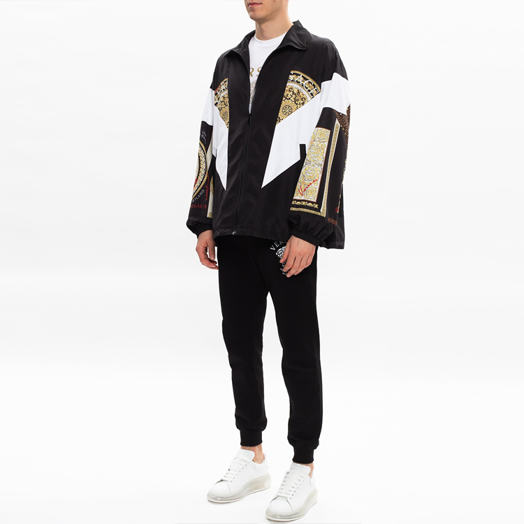 VERSACE Medusa Print Crewneck Short Sleeve T-shirt Bright White for Men A87573-A228806-A2088 圖 7