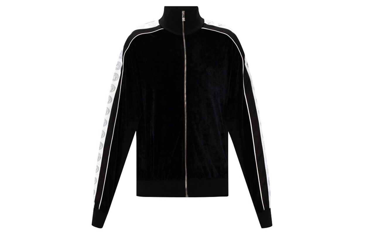 Versace Medusa Print Long-Sleeve Jacket Black A86886-A234742-A1008