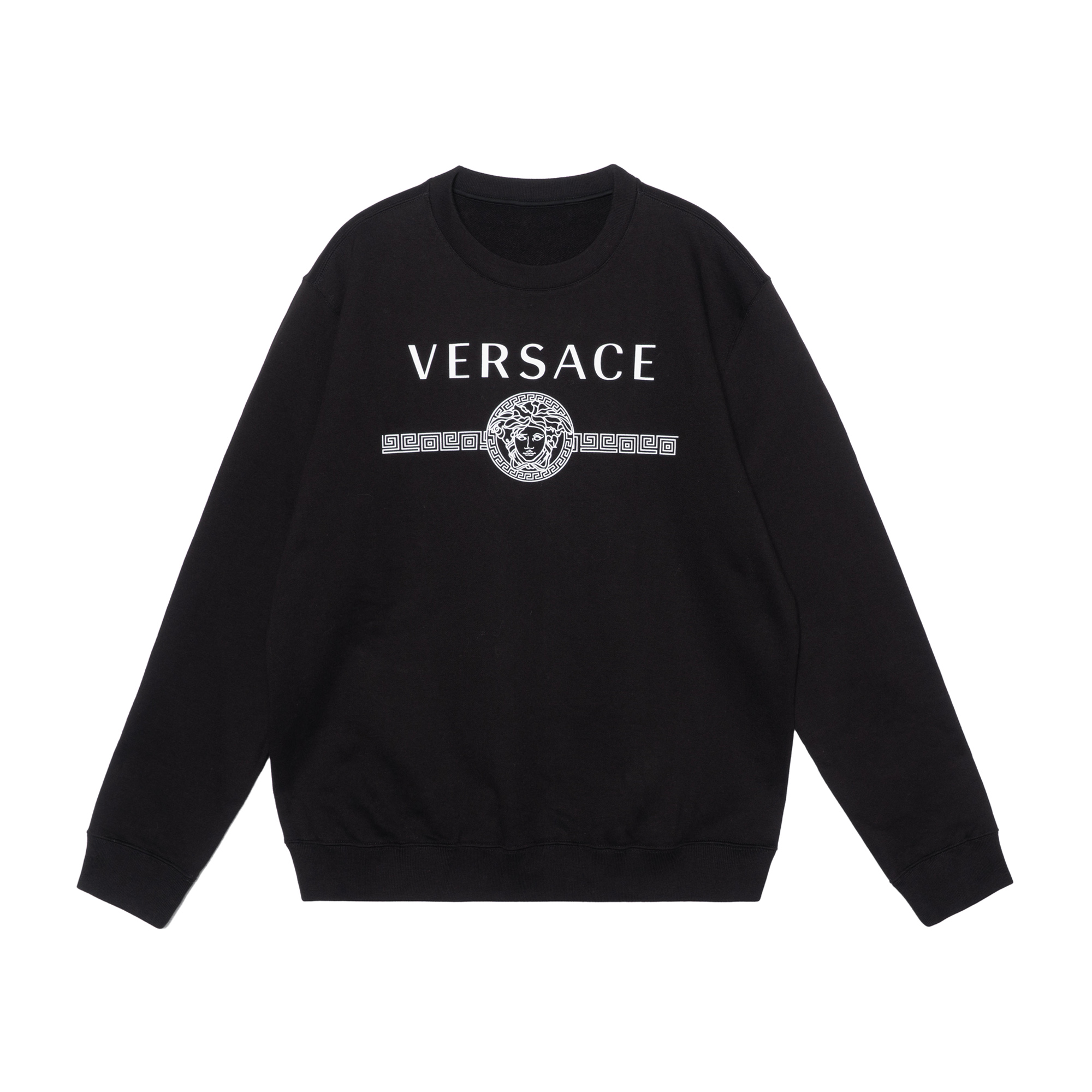 Versace Medusa Print Long Sleeve Sweatshirt Black A87574-A231242-A1008