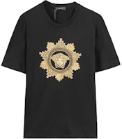 VERSACE Medusa Printed Short Sleeve T-Shirt - Black A89499S-A230901-A1008 VERSACE Medusa Printed Short Sleeve T-Shirt - Black A89499S-A230901-A1008