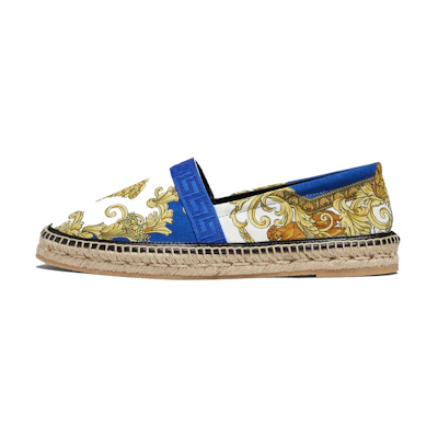 Versace Medusa Renaissance Fisherman Shoes 'White Yellow'