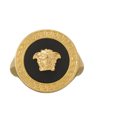 VERSACE Medusa Resin Ring for Men - Stylish and Unique DG57285-DJMR-K41T