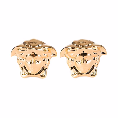 VERSACE Medusa Series Unisex Gold Earrings DG25591-DMT1-D00H