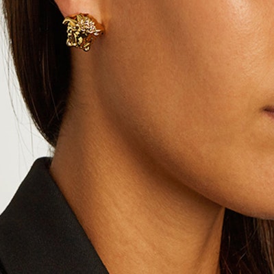 Anting Unisex Emas VERSACE Seri Medusa. DG25591-DMT1-D00H Details for Anting Unisex Emas VERSACE Seri Medusa. DG25591-DMT1-D00H