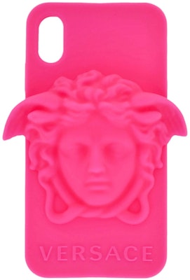 Versace Medusa Silicone XS Max Case Pink Buy Versace Medusa Silicone XS Max Case Pink