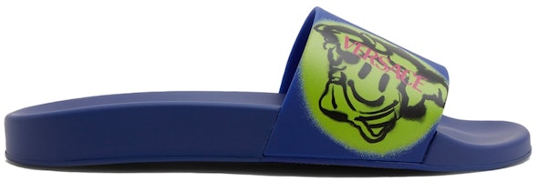 Versace Medusa Smile Slide 'Blue' DSU6516-1A02005-2U830 Versace Medusa Smile Slide 'Blue' DSU6516-1A02005-2U830