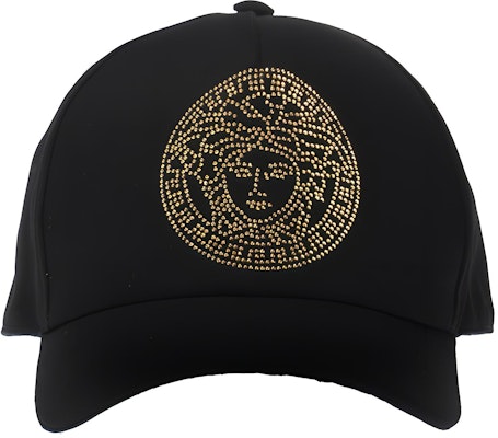 베르사체 메두사 스터드 장식 유니섹스 블랙 캡. ICAP004-A236101-A4007 Buy 베르사체 메두사 스터드 장식 유니섹스 블랙 캡. ICAP004-A236101-A4007