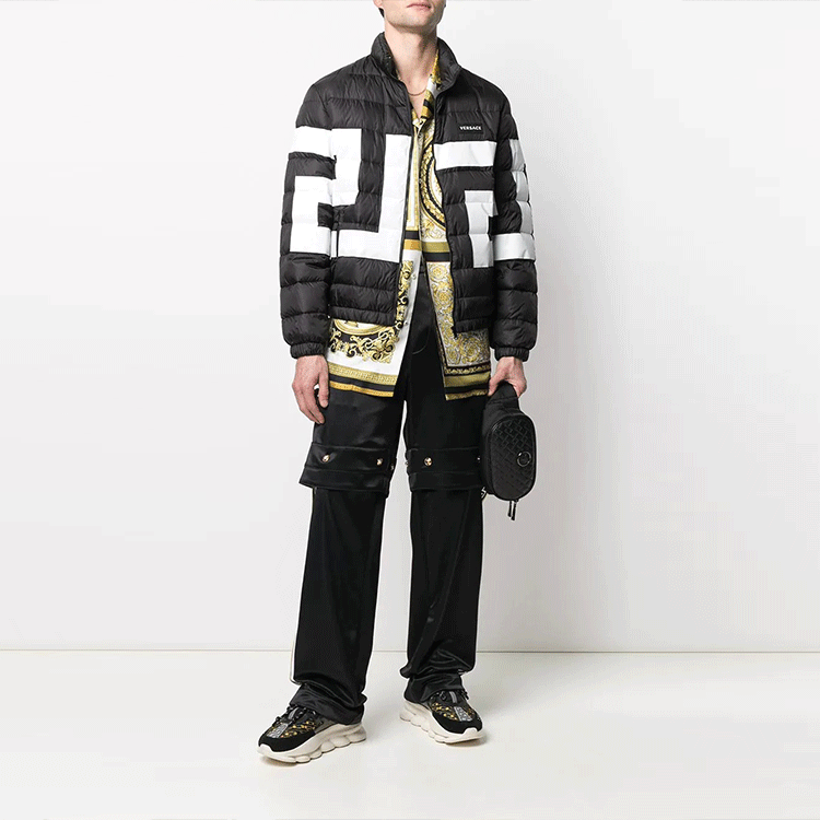 Details for VERSACE 多徽章設計可拆卸休閒褲 男士 黑色 A883571-F00108-1B000