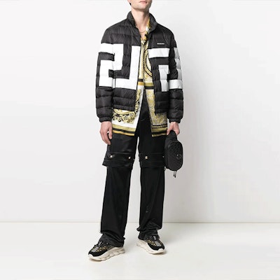 VERSACE 多徽章設計可拆卸休閒褲 男士 黑色 A883571-F00108-1B000 Details for VERSACE 多徽章設計可拆卸休閒褲 男士 黑色 A883571-F00108-1B000