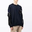 Shop VERSACE 男士多口袋藍色套頭運動衫 1000937-1A00658-1U610