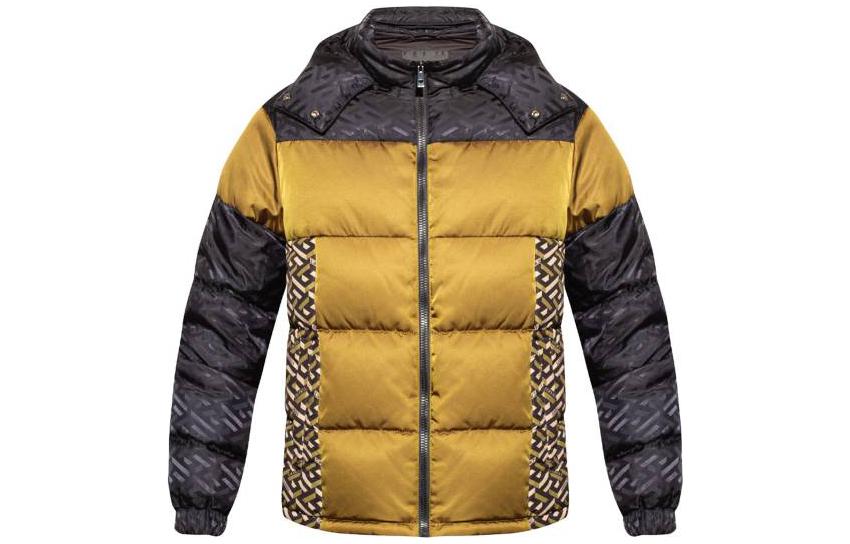 Versace Multicolor Colorblock Hooded Zip-Up Casual Jacket 10026451-A01813-O61W3