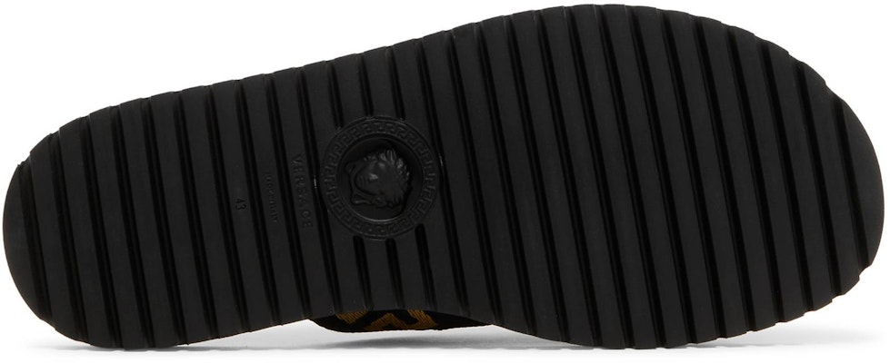 ヴェルサーチ ナストロ・グレカ サンダル (ブラック/ゴールド) DSU8569-DNS9C-D4DOV Shop ヴェルサーチ ナストロ・グレカ サンダル (ブラック/ゴールド) DSU8569-DNS9C-D4DOV