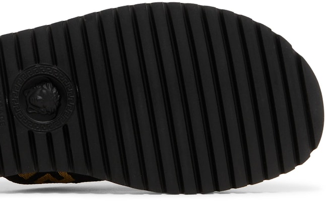 ヴェルサーチ ナストロ・グレカ サンダル (ブラック/ゴールド) DSU8569-DNS9C-D4DOV Purchase ヴェルサーチ ナストロ・グレカ サンダル (ブラック/ゴールド) DSU8569-DNS9C-D4DOV