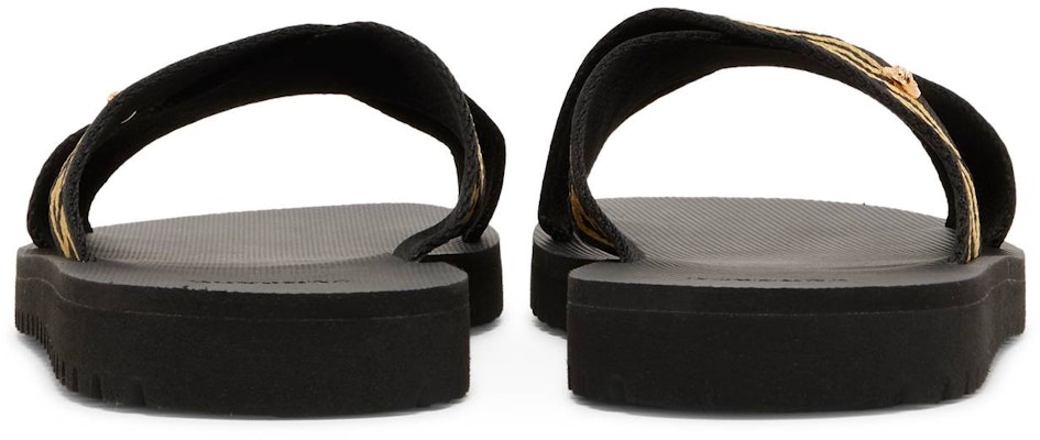 ヴェルサーチ ナストロ・グレカ サンダル (ブラック/ゴールド) DSU8569-DNS9C-D4DOV Details for ヴェルサーチ ナストロ・グレカ サンダル (ブラック/ゴールド) DSU8569-DNS9C-D4DOV