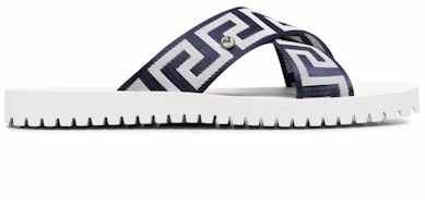 Versace Nastro Greca Sandal 'Putih Navy' DSU8569-DNS9C-2W30B Buy Versace Nastro Greca Sandal 'Putih Navy' DSU8569-DNS9C-2W30B