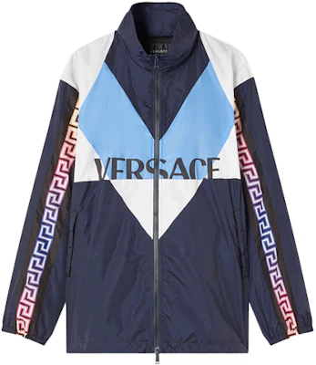 Versace 海軍藍字母印花拉鍊長袖外套 1001030-1A00709-6U370 Buy Versace 海軍藍字母印花拉鍊長袖外套 1001030-1A00709-6U370