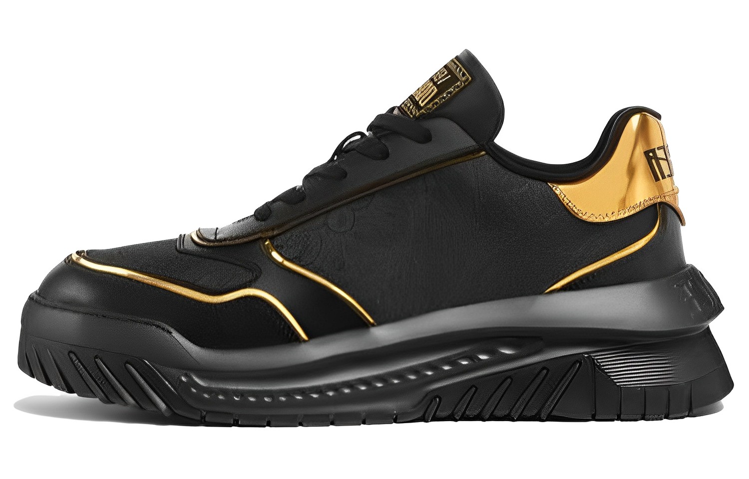 Versace Odissea 'Black Low-Top'