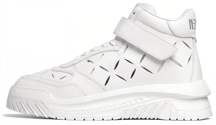 Versace Odissea 'White Leather High-Top' 1008964-1A06403_1W00P Buy Versace Odissea 'White Leather High-Top' 1008964-1A06403_1W00P