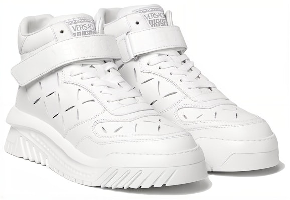 Versace Odissea 'White Leather High-Top' 1008964-1A06403_1W00P Lookbook Versace Odissea 'White Leather High-Top' 1008964-1A06403_1W00P