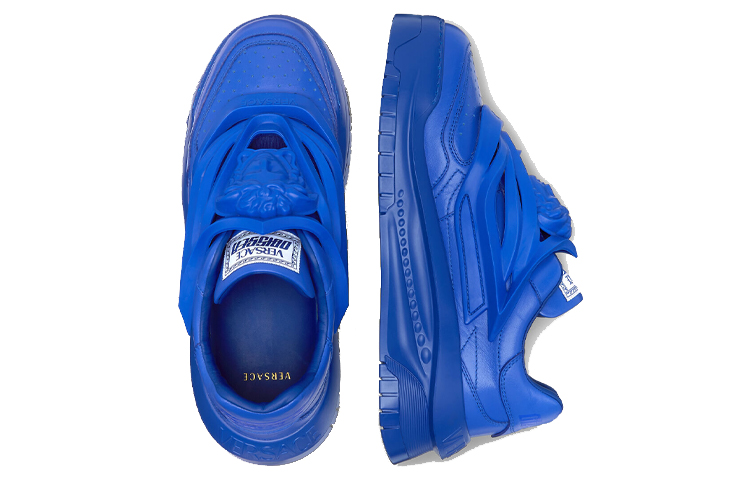 Shop 베르사체 오디세아 케이지드 러버 메두사 스니커 '블루' 1004524-1A03180-1UC30 1004524-1A03180-1UC30
