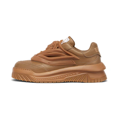 Versace Odissea Caged Rubber Medusa Sneaker 'Caramel'
