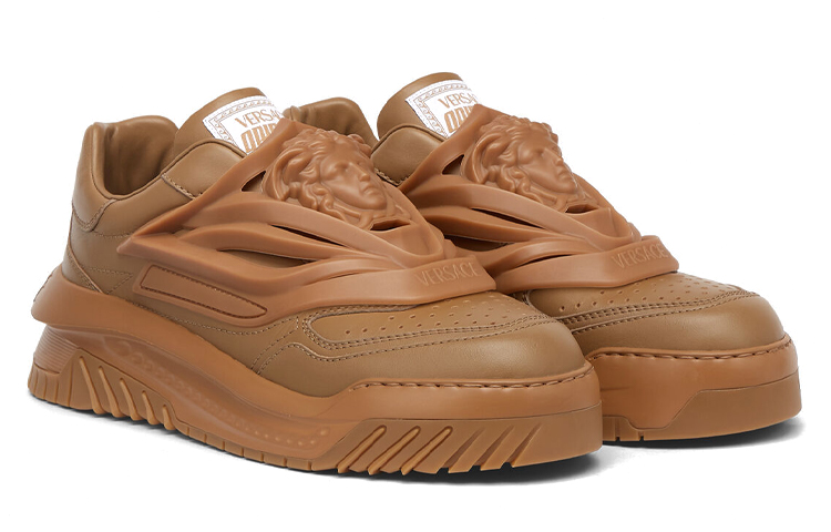 Versace Odissea Caged Rubber Medusa Sneaker 'Caramel' 圖 3
