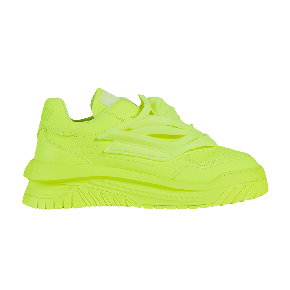 Versace Odissea Caged Rubber Medusa Sneaker 'Fluo Yellow' 1004524-1A05502_1Y790